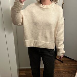 & OTHER STORIES | Cream Knit Sweater
